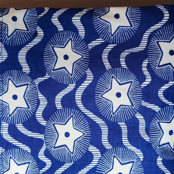 Boden Blue & White Nautical Star Print 6P Cotton & Elastane Skirt - Picture 10 of 10